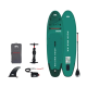 Надувна SUP дошка Aqua Marina Breeze 9′10″ All-around iSUP w/aluminum Sports III paddle Silver Tree
