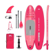 Надувна SUP дошка Aqua Marina Coral 10′2″ Advanced All-around iSUP w/carbon/fiberglass Raspberry