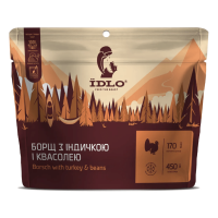 Борщ IDLO з індичкою і квасолею