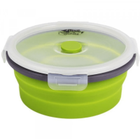 Контейнер TRAMP складаний силіконовий з кришкою защіпкою  550мл UTRC-088 , Оливковий