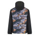 Куртка Viverra Softshell Infinity Hoody Black Camo Orange S