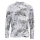 Реглан Simms SolarFlex Crewneck Prints Cloud Camo Grey XXXL