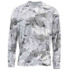 Реглан Simms SolarFlex Crewneck Prints Cloud Camo Grey XXXL