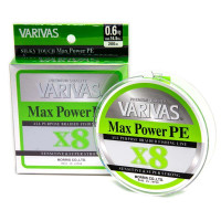 Шнур Varivas Max Power PE X8 Lime Green 200m 6.5kg 0.128mm #0.6