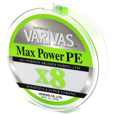 Шнур Varivas MAX Power PE X8 Lime Green 150m 14.8kg 0.235mm #2.0