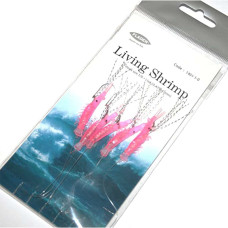 Морський монтаж Fladen Living Shrimp 5 hooks 1/0 0.47mm/0.43mm