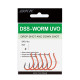 Гачок BKK для дроп шота  DSS-Worm UVO #2/0