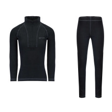 Термобілизна жіноча Viverra Soft Warm ZIP Black XL