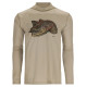 Худі Simms Tech Hoody - Artist Series Stone/Brown Trout L