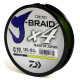 Шнур Daiwa J-Braid X4E 135m Yellow 3.8kg 0.10mm #0.6