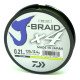 Шнур Daiwa J-Braid X4E 135m Yellow 3.8kg 0.10mm #0.6