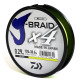 Шнур Daiwa J-Braid X4E 135m Yellow 3.8kg 0.10mm #0.6