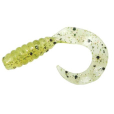 Плаваючий силікон ZMAN Grubz 2.5" 8pc #Chartreuse Sparkle