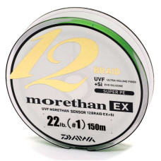 Шнур Daiwa UVF Morethan Sensor 12Braid Ex+Si 150m 9.9kg 0.165mm #1.0