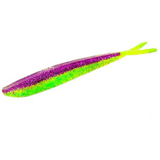 Силікон Lunker City Fin-S Fish 4" #280 Pimp Daddy Chartreuse Tail 8шт.