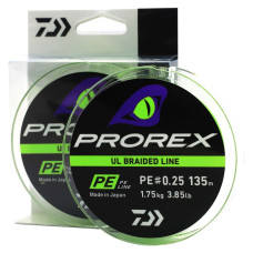 Шнур Daiwa Prorex UL Braid PE 135m 1.75kg 0.08mm #0.25