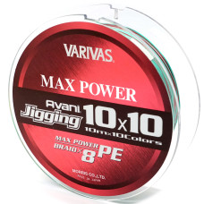 Шнур Varivas Avani Jigging Max Power X8 10*10 Multicolor 400m 21.8kg 0.285mm #3.0