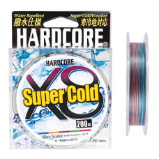 Шнур Duel Hardcore Super Cold X8 200m 5Color 13.5kg 0.21mm #1.5