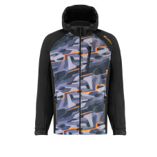 Куртка Viverra Softshell Infinity Hoody Black Camo Orange L