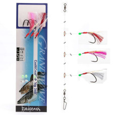 Монтаж Daiwa Grand Wave Cod & Pollack Rig 135cm 0.6/0.7mm #5/0 Tricolor