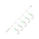 Монтаж Daiwa Grand Wave Redfish Rig Circle-Hook 600cm 0.7/0.8mm #5/0 White