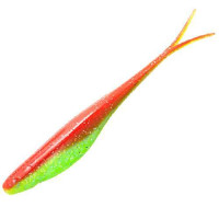 Плаваючий силікон ZMAN Scented Jerk Shadz 4" 5pc #Nuked Chicken Glow