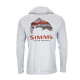 Худі Simms Tech Hoody - Artist Series Trout Logo Flame/Sterling L