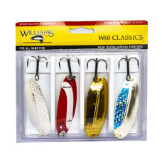 Набір блешень Williams Classic 4-Pack W60 Kit