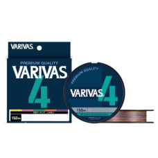 Шнур Varivas PE Line X4 Multicolor 150m 8.15kg 0.165mm #1.0