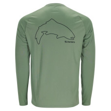 Реглан Simms Tech Tee Artist Series Trout Outline/Field M