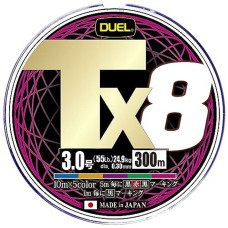 Шнур Duel Tx8 300m 5Color 24.9kg 0.30mm #3.0