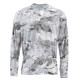 Реглан Simms SolarFlex Crewneck Prints Cloud Camo Grey L