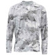 Реглан Simms SolarFlex Crewneck Prints Cloud Camo Grey L