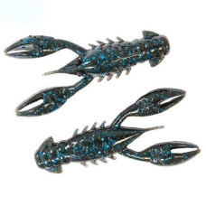 Плаваючий силікон ZMAN TRD Crawz 2.5" 6pc #Black/Blue