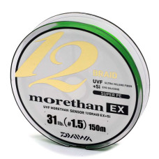 Шнур Daiwa UVF Morethan Sensor 12Braid Ex+Si 150m 13.9 0.205mm #1.5