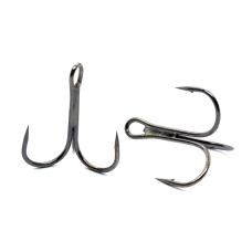 Трійник Fladen Maxximus Black Nickel Treble Hooks 3/0 2pc