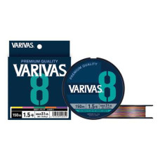 Шнур Varivas PE Line X8 Multicolor 150m 16.76kg 0.235mm #2.0