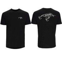 Футболка Simms Square Bill T-Shirt Black XL