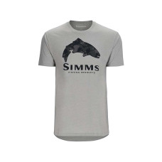 Футболка Simms Trout Regiment Camo Fill T-Shirt Cinder Heather XL