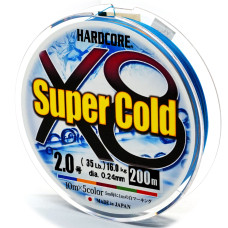 Шнур Duel Hardcore Super Cold X8 200m 5Color 16.0kg 0.24mm #2.0