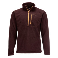 Реглан Simms Rivershed Quarter Zip Mahogany XXL