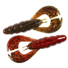 Плаваючий силікон ZMAN Hella Crawz 3pc #Hot Craw