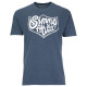 Футболка Simms Fish It Well Badge T-Shirt Sailor Blue Heather XL