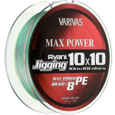 Шнур Varivas Avani Jigging Max Power X8 10*10 Multicolor 200m 12.9kg 0.205mm #1.5