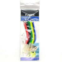 Морський монтаж Fladen Gummi Mac 5p Assorted Glowing 6/0