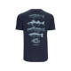 Футболка Simms Species T-Shirt Navy Heather XL