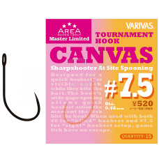 Гачок форелевий Varivas Super Trout Area MLD Tournament Hook Canvas #7.5 15pcs