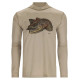 Худі Simms Tech Hoody - Artist Series Stone/Brown Trout L