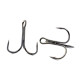 Трійник Fladen Maxximus black nickel treble hooks #2/0 3pcs