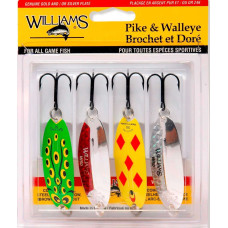 Набір блешень Williams Pike/Walleye 4-Pack Williams Kit